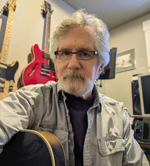 Tim Ely at his home studio